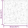 Panneaux muraux 12 pcs Béton Améthyste 50 x 50 cm Mousse XPS 581695581695