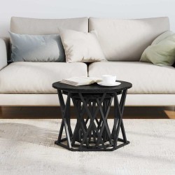 Table d'appoint empilable 3 pcs Chêne noir 581702581702