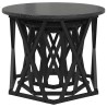 Table d'appoint empilable 3 pcs Chêne noir 581702581702