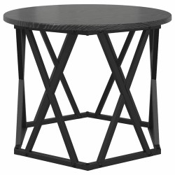 Table d'appoint empilable 3 pcs Chêne noir 581702581702