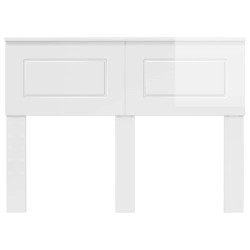 Tête de lit Blanc Brillant Bois d'ingénierie 581706581706