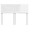Tête de lit Blanc Brillant Bois d'ingénierie 581706581706