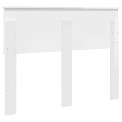Tête de lit Blanc Brillant Bois d'ingénierie 581706581706