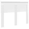 Tête de lit Blanc Brillant Bois d'ingénierie 581706581706