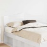 Tête de lit Blanc Brillant Bois d'ingénierie 581707581707