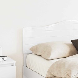 Tête de lit Blanc Brillant Bois d'ingénierie 581707581707