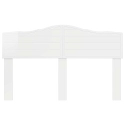 Tête de lit Blanc Brillant Bois d'ingénierie 581707581707