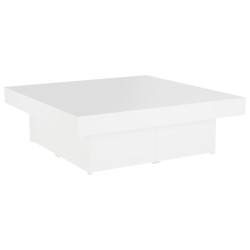 Table basse blanc 90x90x28 cm bois d'ingénierie 581709581709
