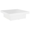 Table basse blanc 90x90x28 cm bois d'ingénierie 581709581709