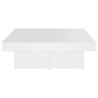 Table basse blanc 90x90x28 cm bois d'ingénierie 581709581709