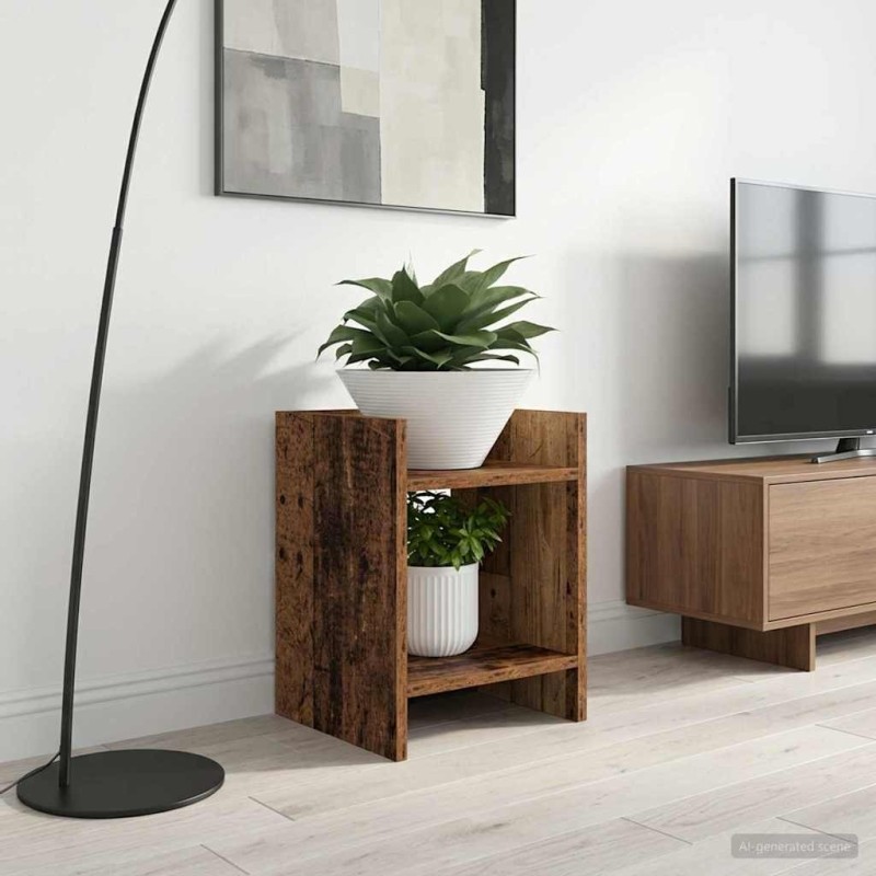 Support de Plante Bois ancien 30 x 30 x 40 cm Bois d’ingénierie 581710581710