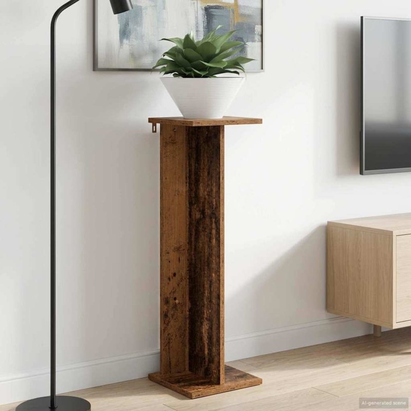 Support de Plante Bois ancien 25 x 25,5 x 80,5 cm 581711581711
