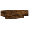 Table basse chêne fumé 100x49,5x31 cm bois d'ingénierie 581714581714