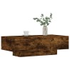 Table basse chêne fumé 100x49,5x31 cm bois d'ingénierie 581714581714