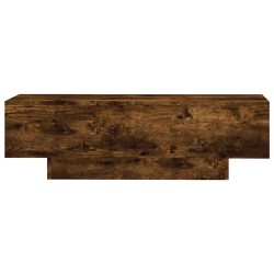 Table basse chêne fumé 100x49,5x31 cm bois d'ingénierie 581714581714