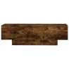 Table basse chêne fumé 100x49,5x31 cm bois d'ingénierie 581714581714