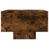Table basse chêne fumé 100x49,5x31 cm bois d'ingénierie 581714581714