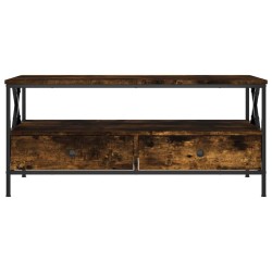 Table basse chêne fumé 100x51x45 cm bois d'ingénierie 581715581715