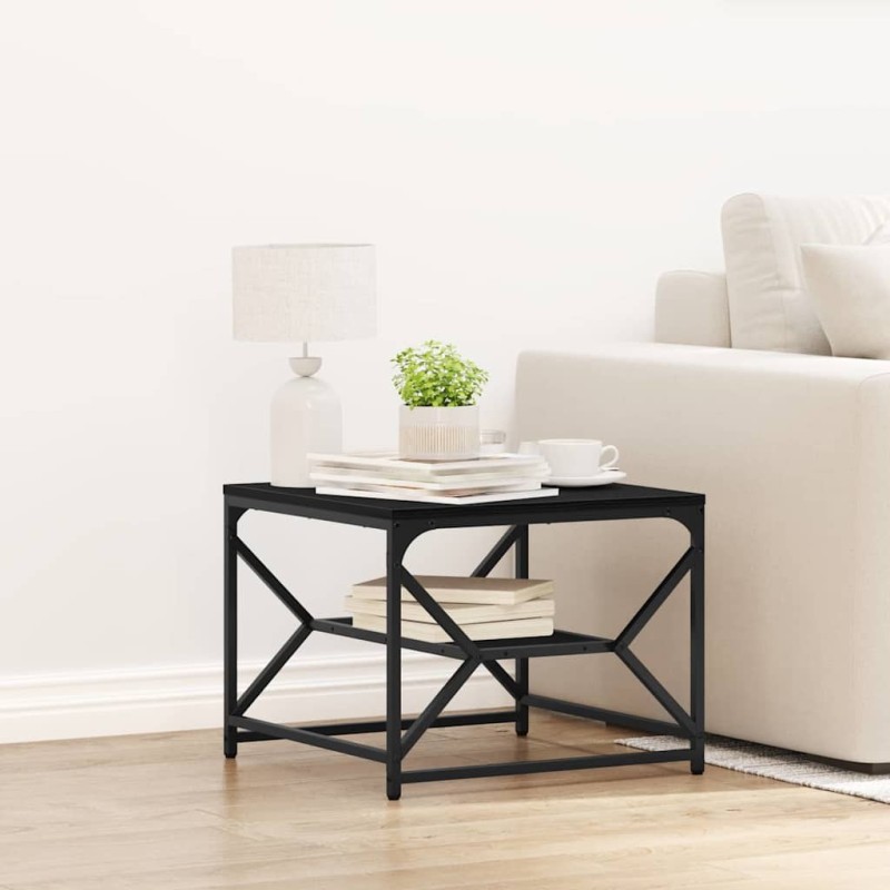 Table basse Chêne noir 51 x 50 x 40 cm 581717581717