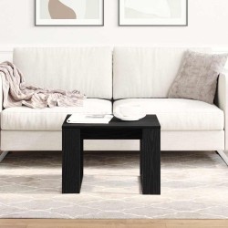 Table basse Chêne noir 50 x 50 x 35 cm Bois d'ingénierie 581719581719