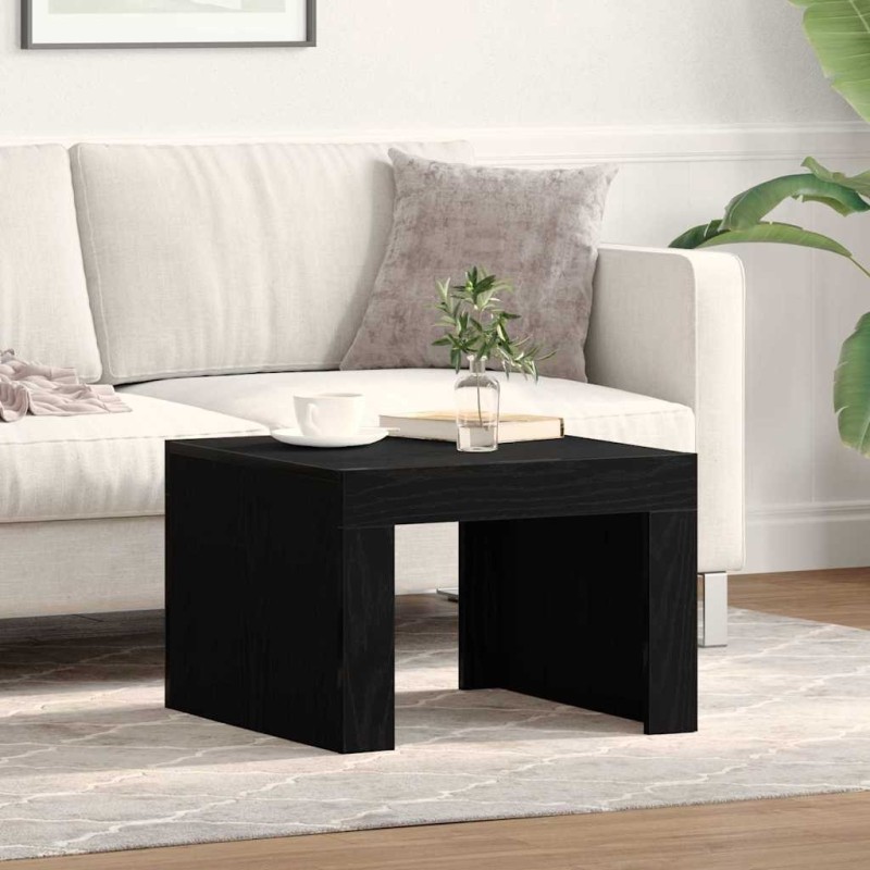 Table basse Chêne noir 50 x 50 x 35 cm Bois d'ingénierie 581720581720