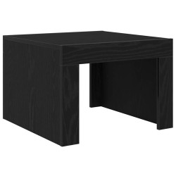 Table basse Chêne noir 50 x 50 x 35 cm Bois d'ingénierie 581720581720