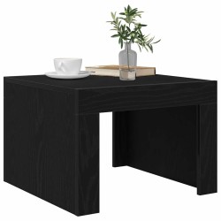Table basse Chêne noir 50 x 50 x 35 cm Bois d'ingénierie 581720581720