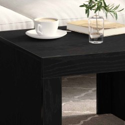 Table basse Chêne noir 50 x 50 x 35 cm Bois d'ingénierie 581720581720