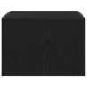 Table basse Chêne noir 50 x 50 x 35 cm Bois d'ingénierie 581720581720