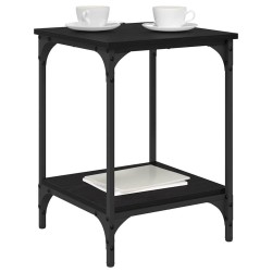 Table basse Chêne noir 40 x 40 x 55 cm Bois d'ingénierie 581721581721
