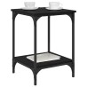 Table basse Chêne noir 40 x 40 x 55 cm Bois d'ingénierie 581721581721