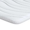 Surmatelas Blanc 200 x 200 cm Tissu en Tricot 581726581726
