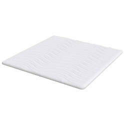 Surmatelas Blanc 200 x 200 cm Tissu en Tricot 581726581726