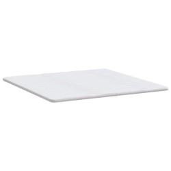 Surmatelas Blanc 200 x 200 cm Tissu en Tricot 581726581726