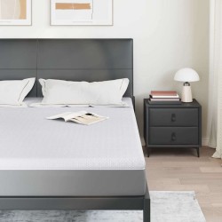 Surmatelas Blanc 200 x 200 cm Tissu Jacquard 581727581727