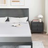 Surmatelas Blanc 200 x 200 cm Tissu Jacquard 581727581727