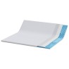 Surmatelas Blanc 200 x 200 cm Tissu Jacquard 581727581727