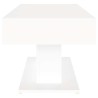 Table basse blanc 96x50x45 cm bois d'ingénierie 581731581731