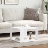 Table basse blanche 51,5 x 51,5 x 30 cm Bois d'ingénierie 581737581737