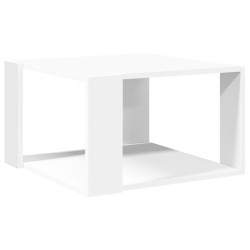 Table basse blanche 51,5 x 51,5 x 30 cm Bois d'ingénierie 581737581737