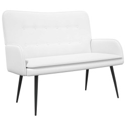 Sofa 2 places Blanc 115 x 61 x 87 cm Tissu 581738581738