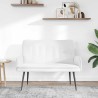 Sofa 2 places Blanc 115 x 61 x 87 cm Tissu 581738581738