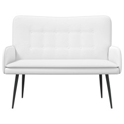 Sofa 2 places Blanc 115 x 61 x 87 cm Tissu 581738581738