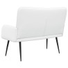 Sofa 2 places Blanc 115 x 61 x 87 cm Tissu 581738581738