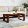 Table basse chêne fumé 102x50x35 cm bois d'ingénierie 581739581739