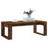 Table basse chêne fumé 102x50x35 cm bois d'ingénierie 581739581739
