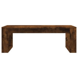 Table basse chêne fumé 102x50x35 cm bois d'ingénierie 581739581739