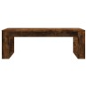 Table basse chêne fumé 102x50x35 cm bois d'ingénierie 581739581739