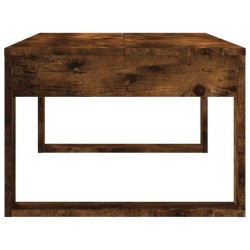Table basse chêne fumé 102x50x35 cm bois d'ingénierie 581739581739