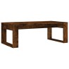 Table basse chêne fumé 102x50x35 cm bois d'ingénierie 581739581739